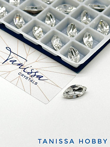 Кристалл наветт Crystal, 10х5мм, Tanissa Crystals, СТ356